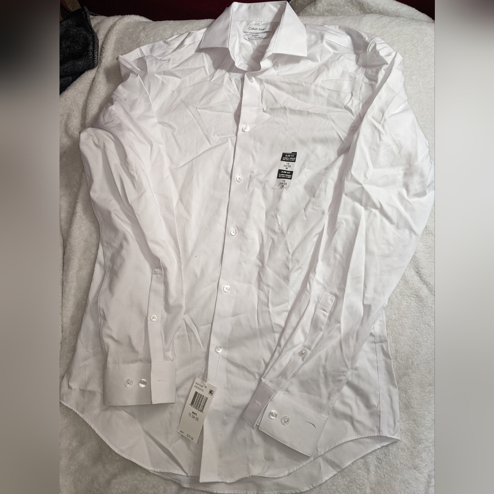 Calvin Klein slim fit dress shirt